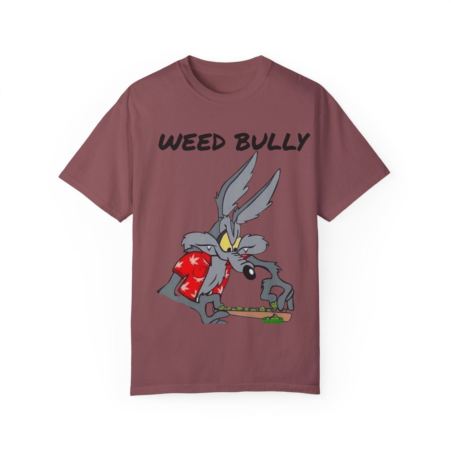 Unisex Garment-Dyed T-Shirt - 'Weed Bully' Graphic Tee for Cannabis Enthusiasts