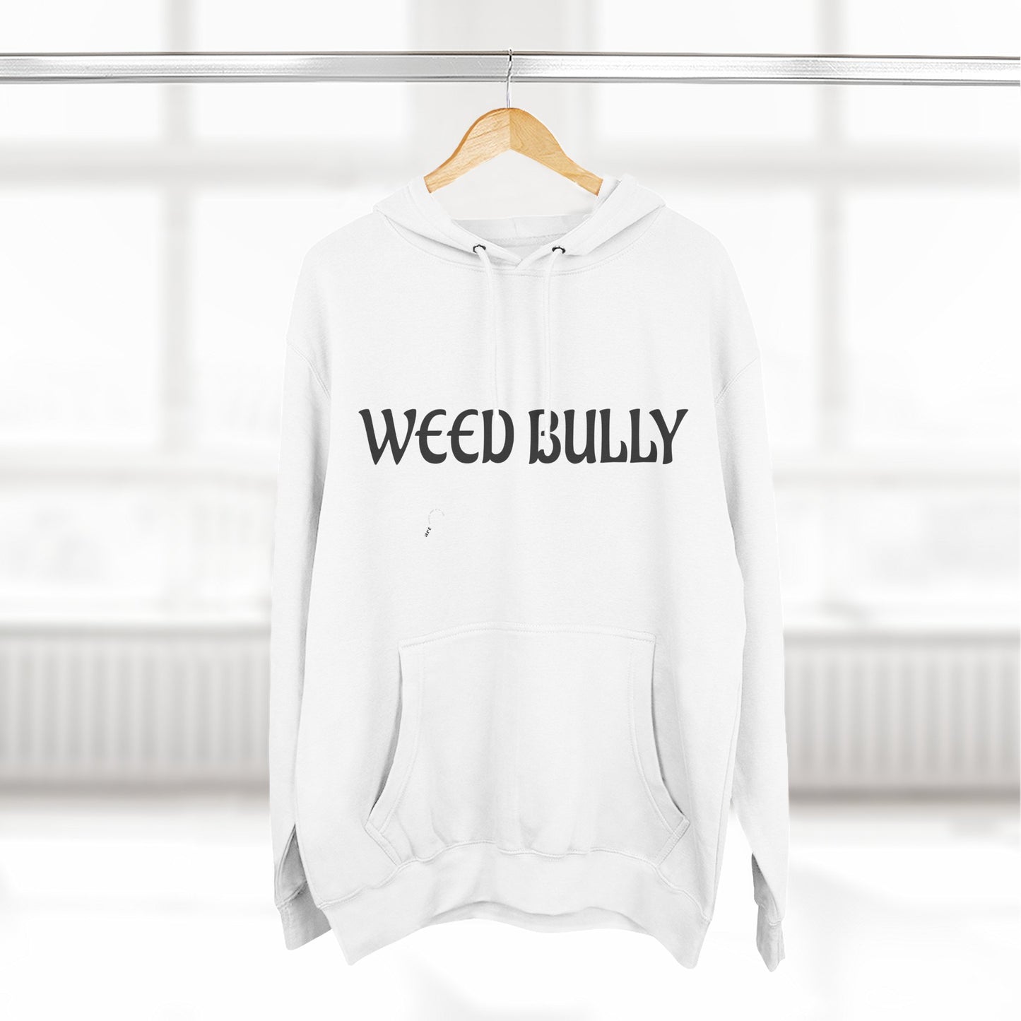 Three-Panel Fleece Hoodie for Cannabis Enthusiasts, Streetwear, Gift for Smokers, Cozy Style, Unisex Hoodie