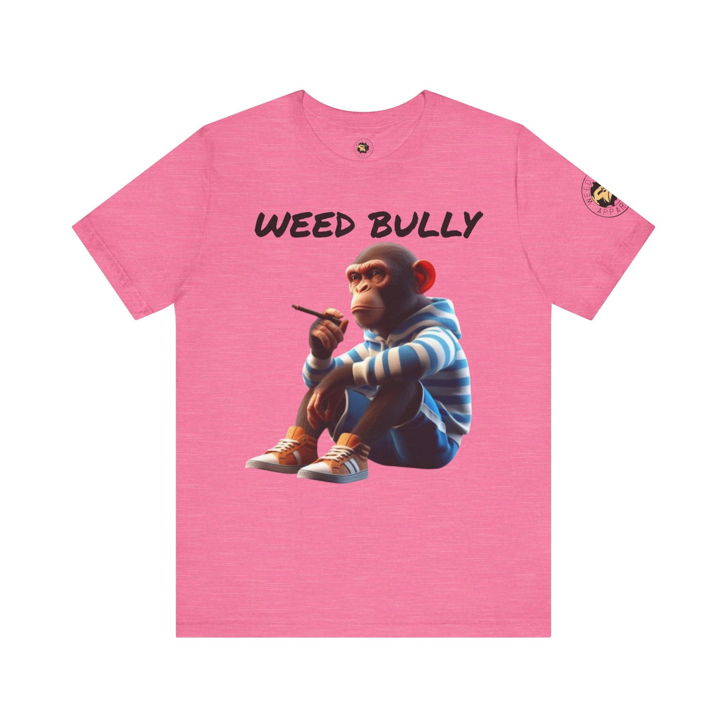 Stylish Unisex Tee with Monkey Design | Weed Bully Apparel Co - For the Real Smokers