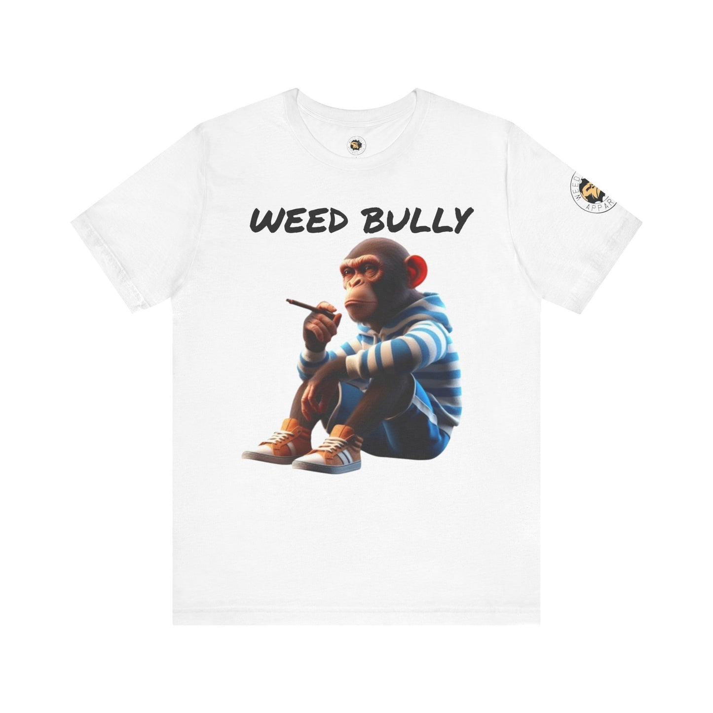 Stylish Unisex Tee with Monkey Design | Weed Bully Apparel Co - For the Real Smokers