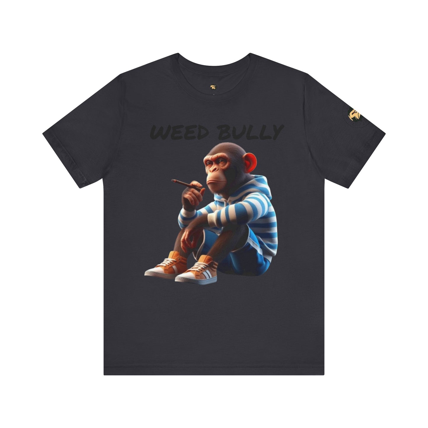 Stylish Unisex Tee with Monkey Design | Weed Bully Apparel Co - For the Real Smokers