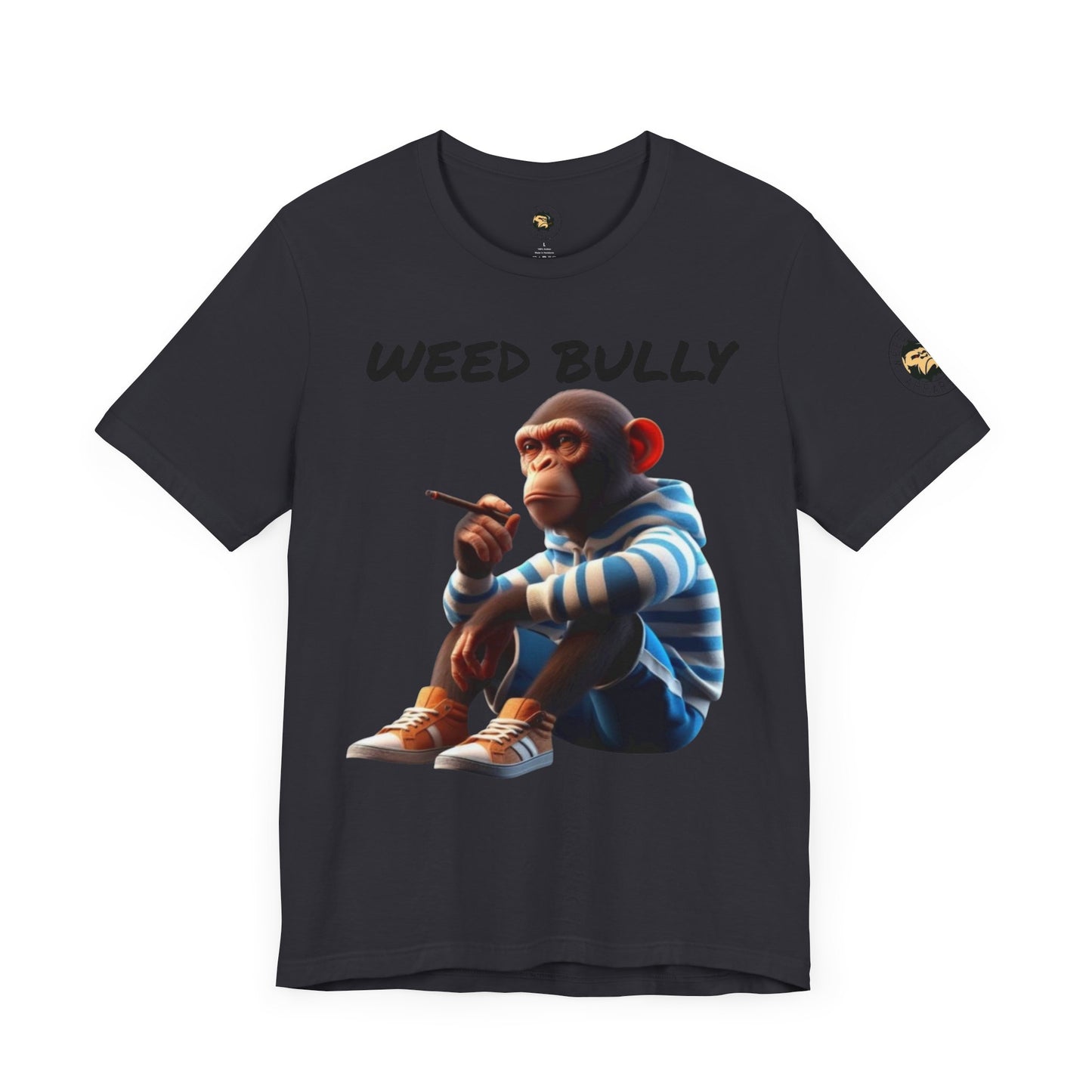 Stylish Unisex Tee with Monkey Design | Weed Bully Apparel Co - For the Real Smokers