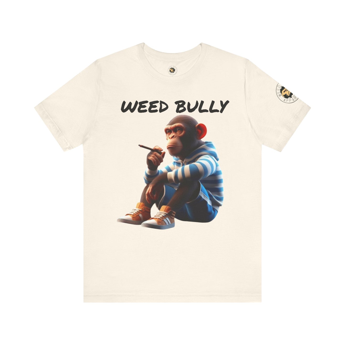 Stylish Unisex Tee with Monkey Design | Weed Bully Apparel Co - For the Real Smokers