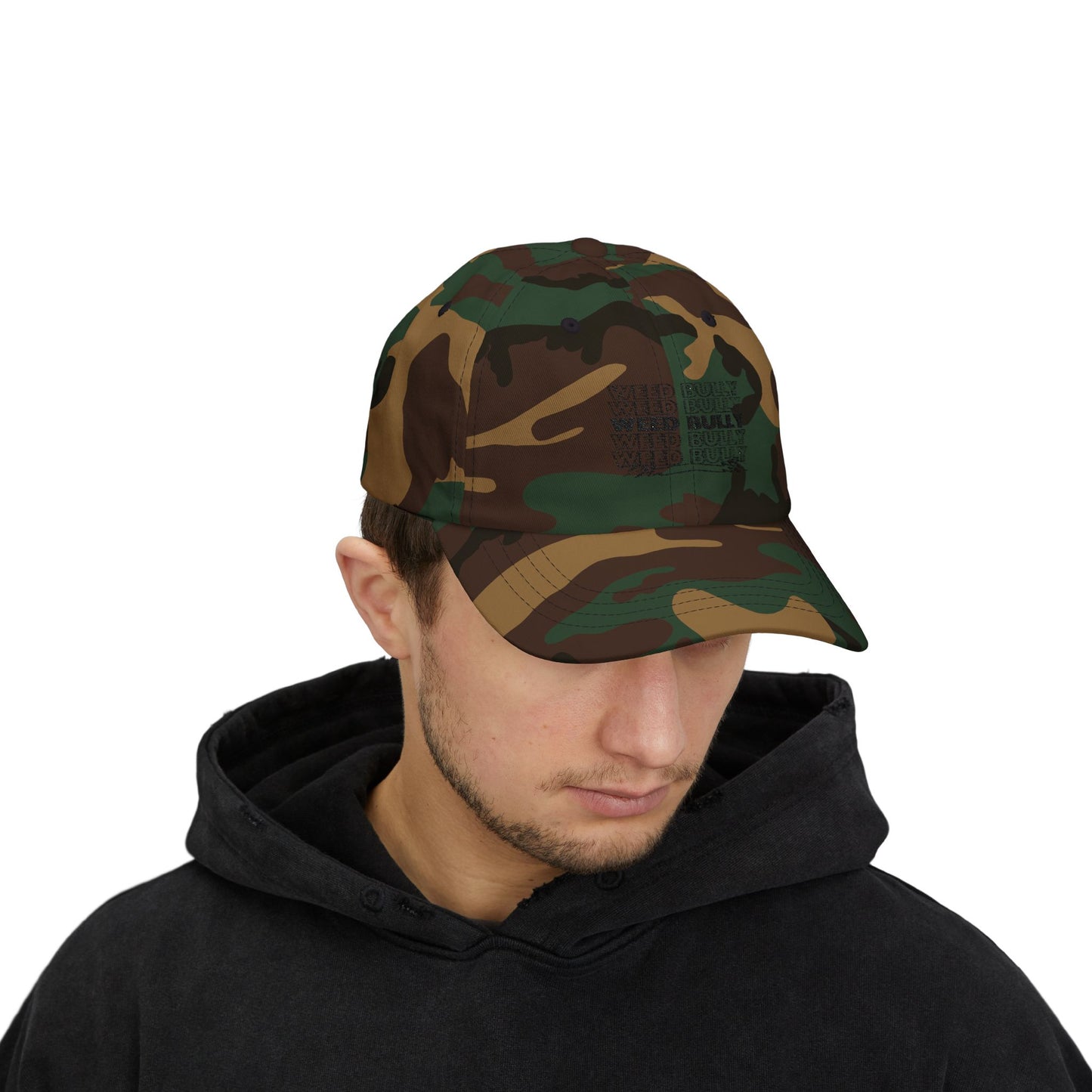 Weed Bully Classic Dad Cap - Trendy Adjustable Hat for Cannabis Enthusiasts