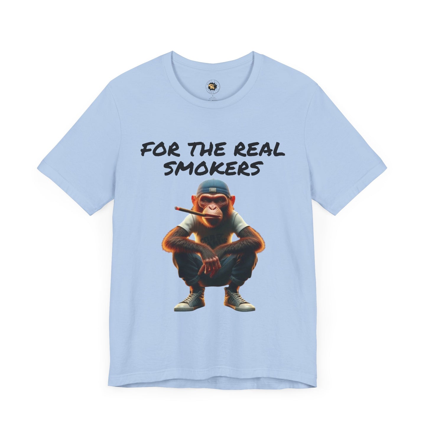 Unisex Jersey Tee - 'For The Real Smokers' Graphic T-Shirt