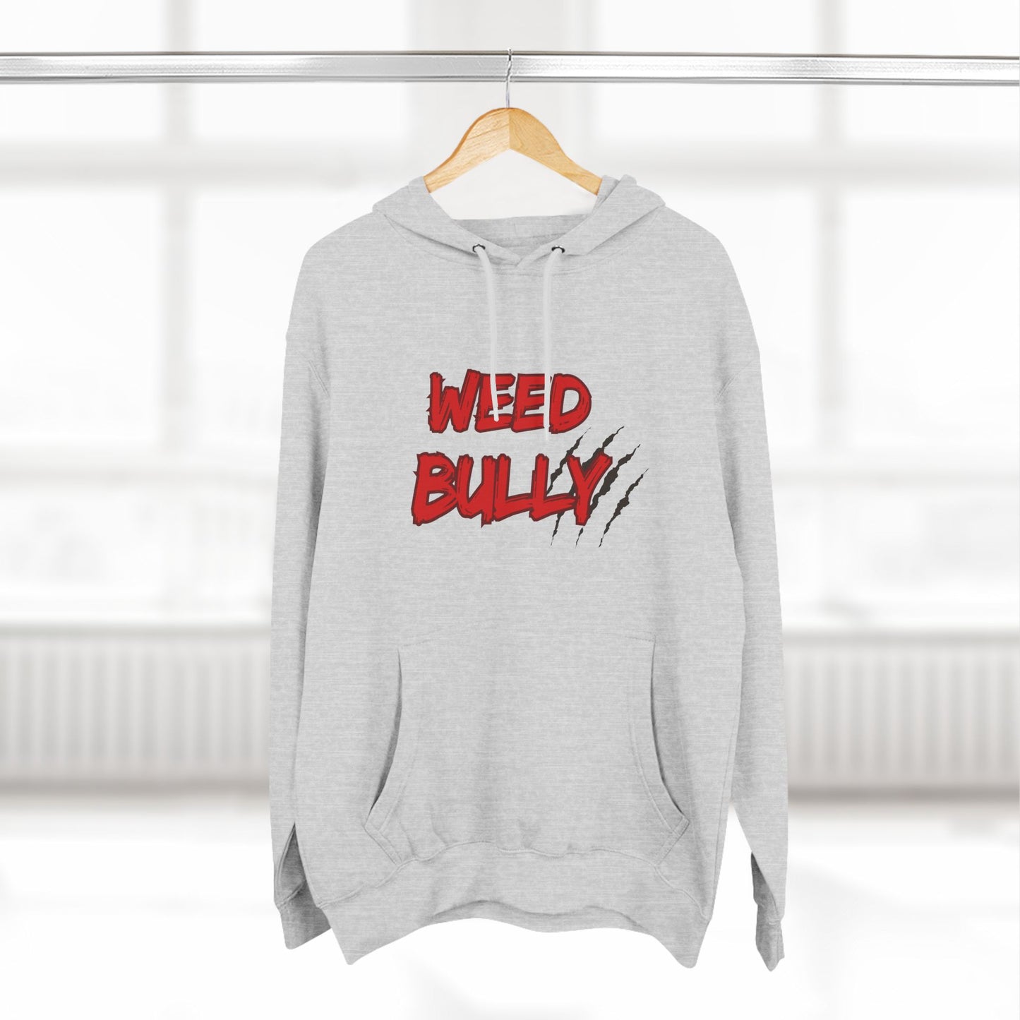Three-Panel Fleece Hoodie