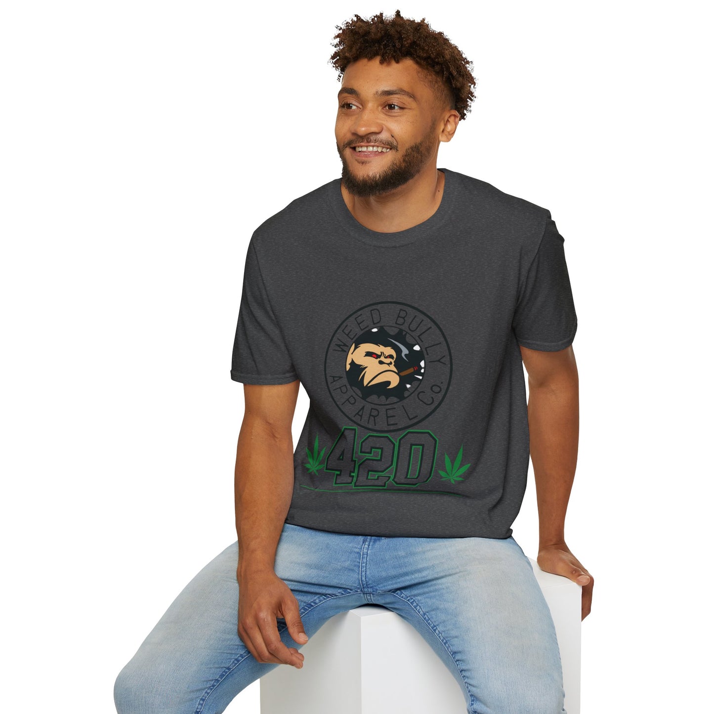 420 Weed Bully T-Shirt – "For The Real Smokers" Cannabis Graphic Tee