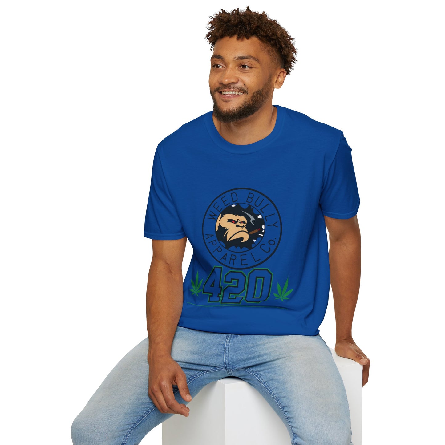 420 Weed Bully T-Shirt – "For The Real Smokers" Cannabis Graphic Tee
