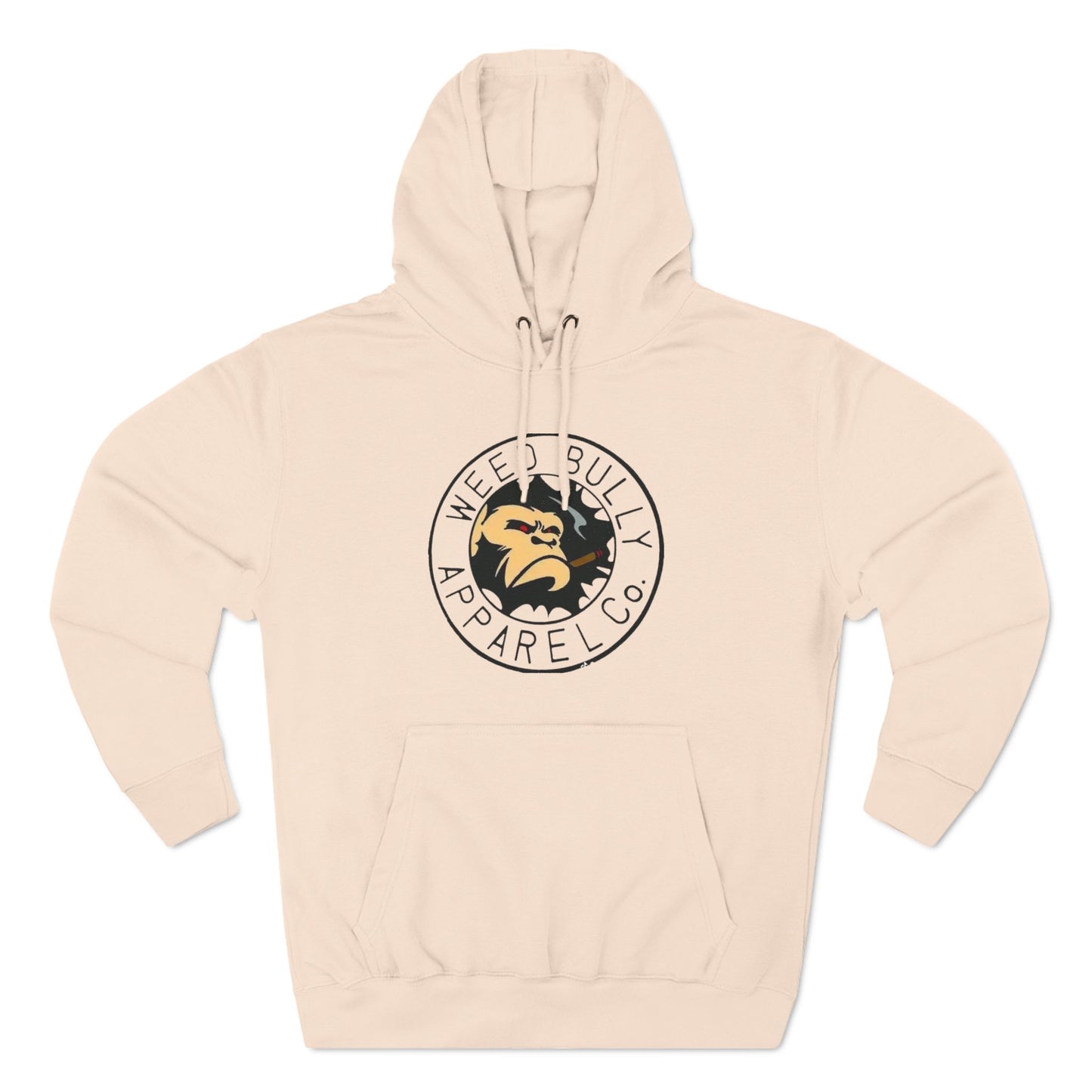 Three-Panel Fleece Hoodie