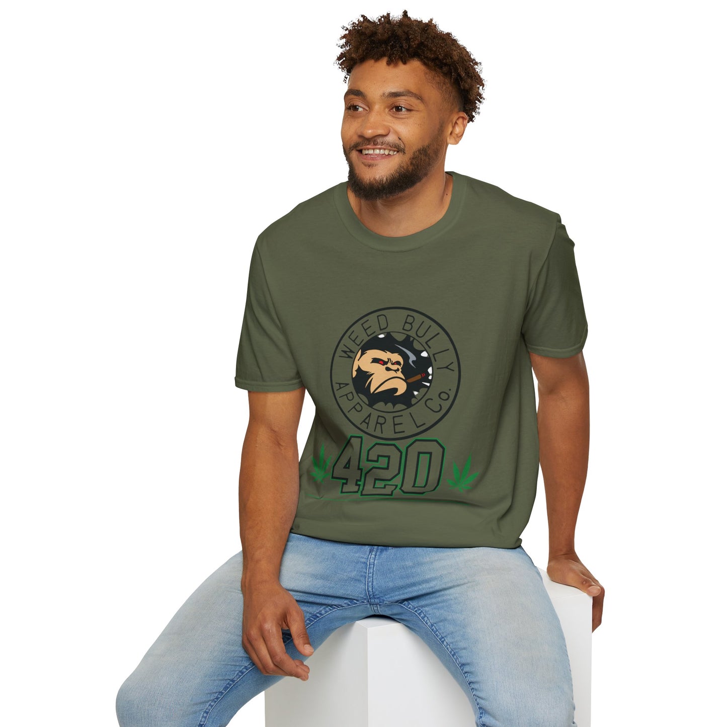 420 Weed Bully T-Shirt – "For The Real Smokers" Cannabis Graphic Tee