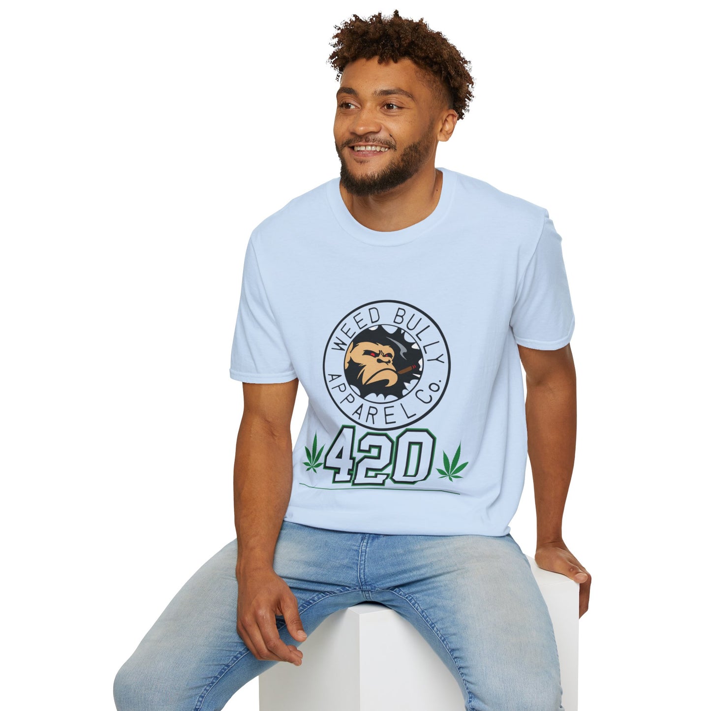 420 Weed Bully T-Shirt – "For The Real Smokers" Cannabis Graphic Tee