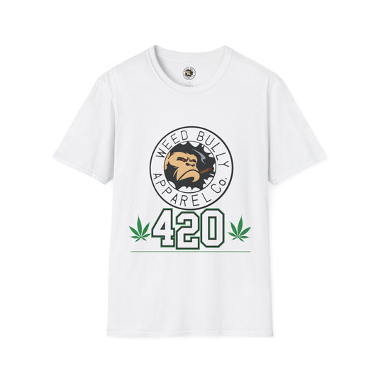 420 Weed Bully T-Shirt – "For The Real Smokers" Cannabis Graphic Tee