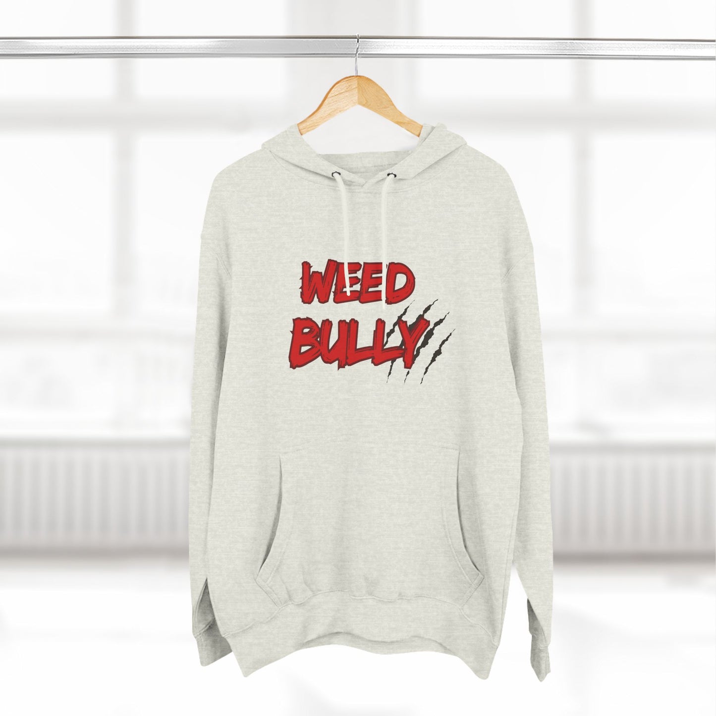 Three-Panel Fleece Hoodie