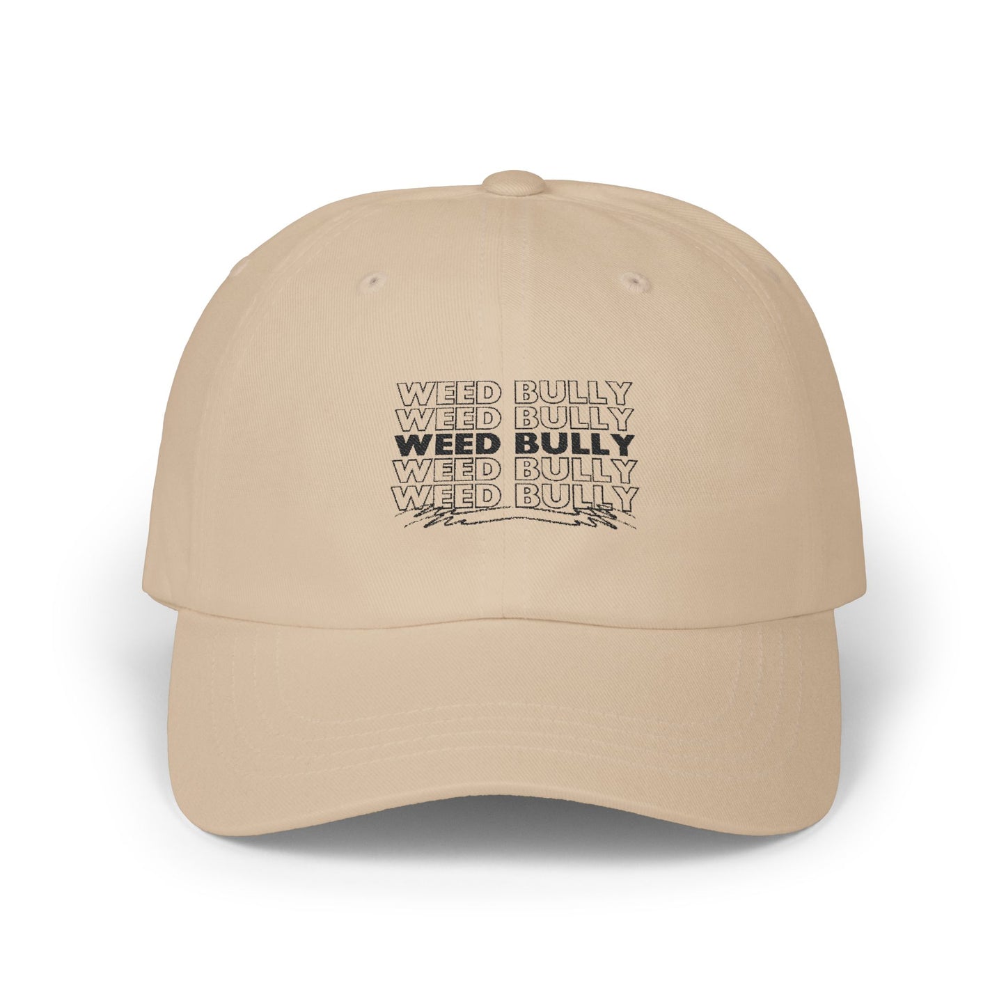 Weed Bully Classic Dad Cap - Trendy Adjustable Hat for Cannabis Enthusiasts