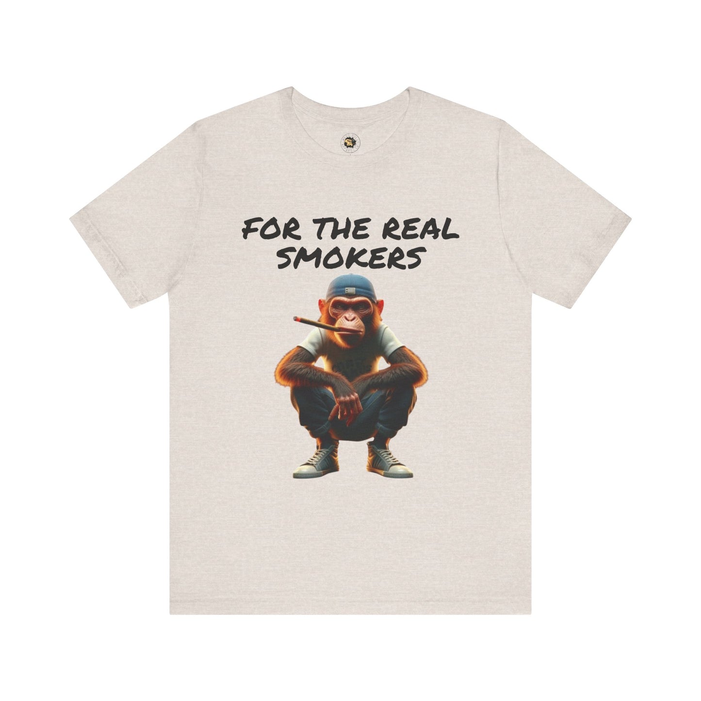 Unisex Jersey Tee - 'For The Real Smokers' Graphic T-Shirt