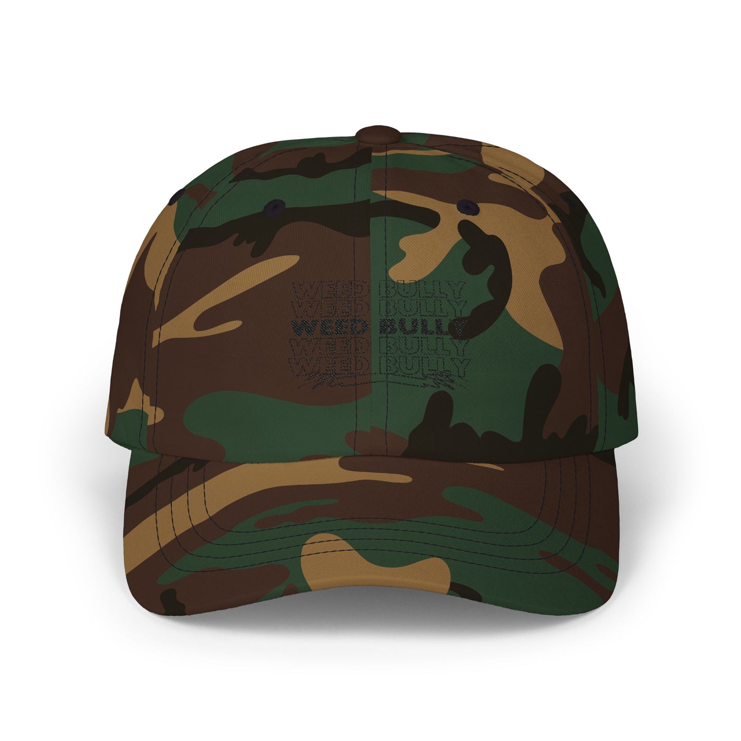 Weed Bully Classic Dad Cap - Trendy Adjustable Hat for Cannabis Enthusiasts
