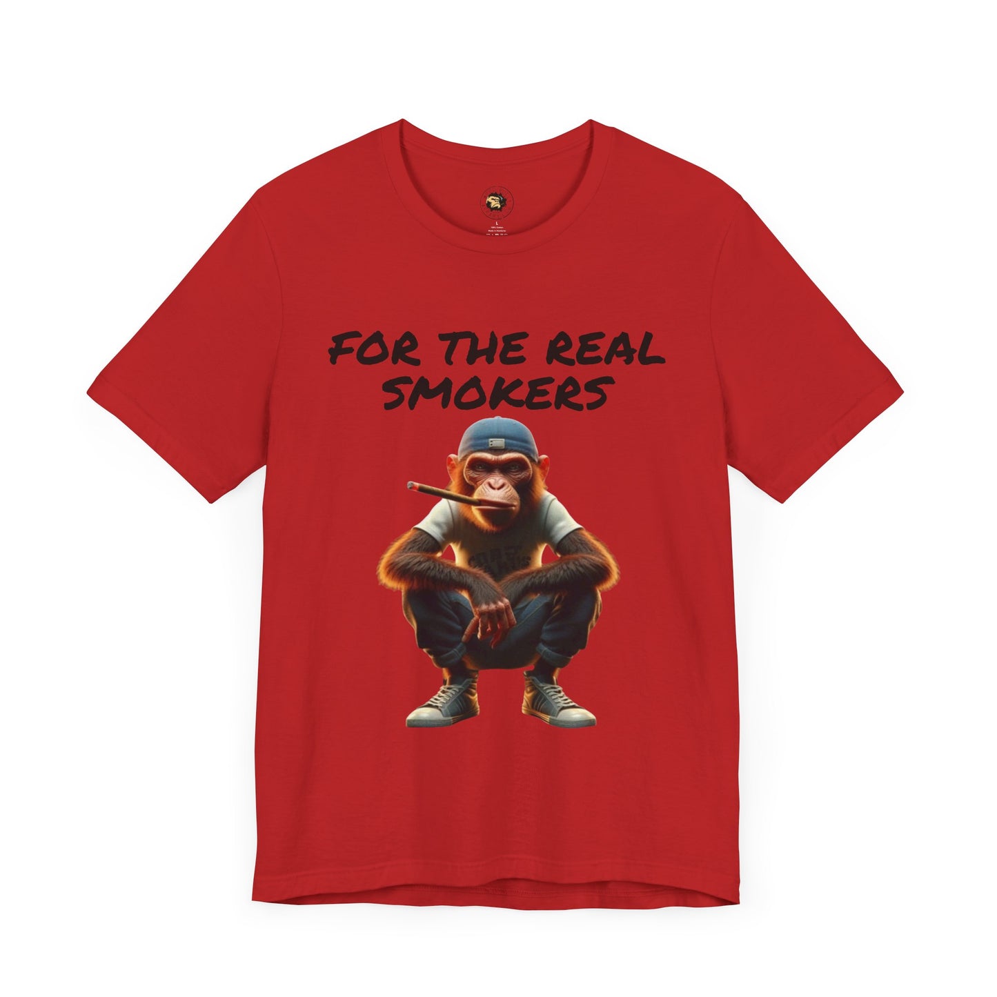 Unisex Jersey Tee - 'For The Real Smokers' Graphic T-Shirt
