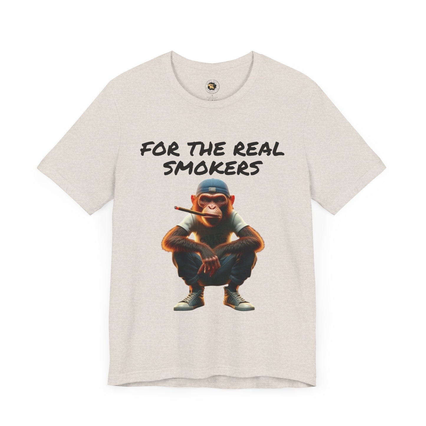 Unisex Jersey Tee - 'For The Real Smokers' Graphic T-Shirt