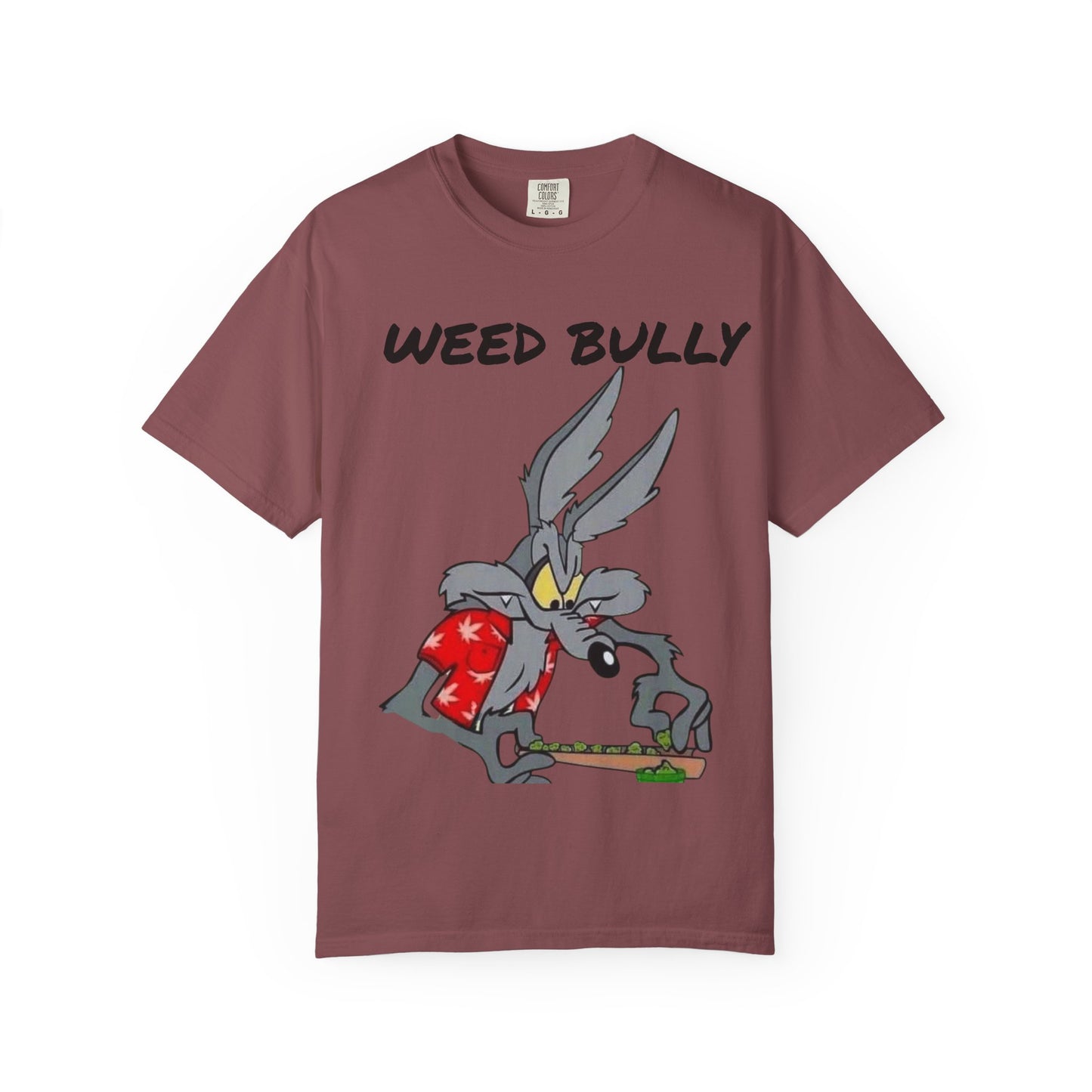 Unisex Garment-Dyed T-Shirt - 'Weed Bully' Graphic Tee for Cannabis Enthusiasts