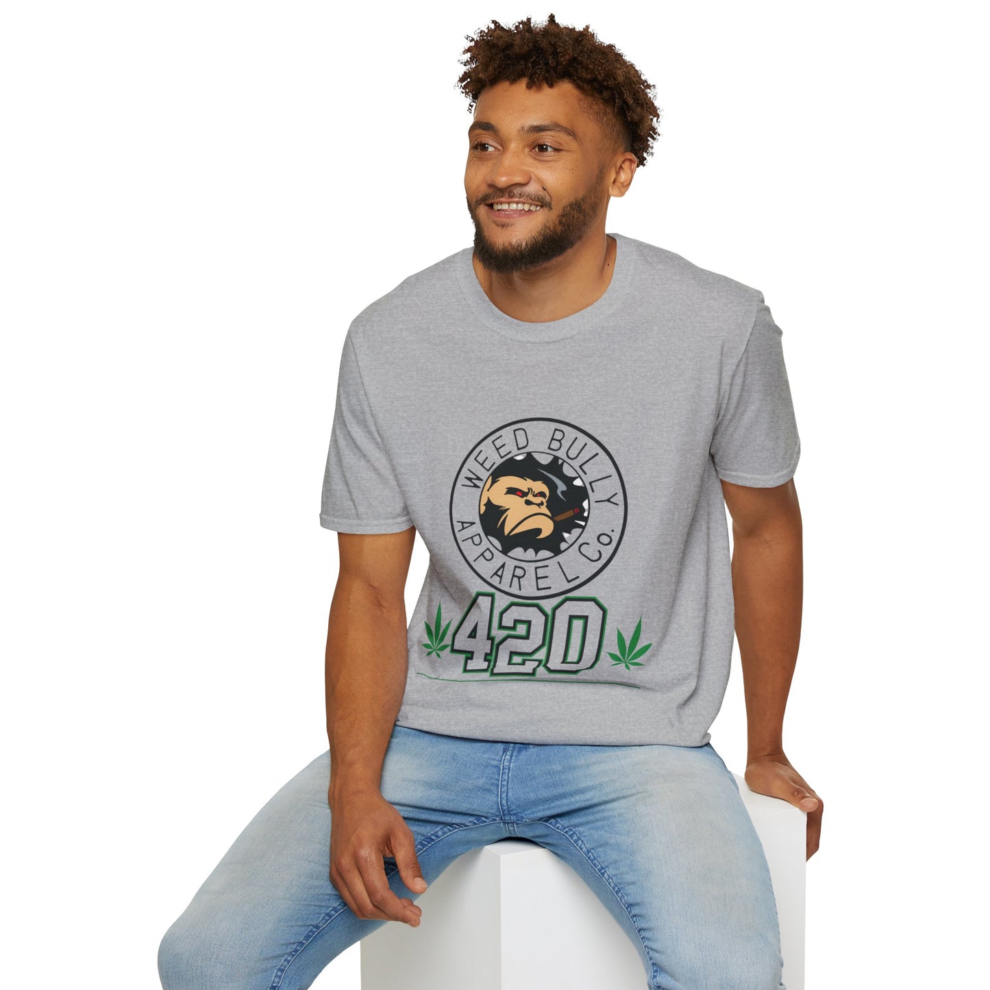 420 Weed Bully T-Shirt – "For The Real Smokers" Cannabis Graphic Tee