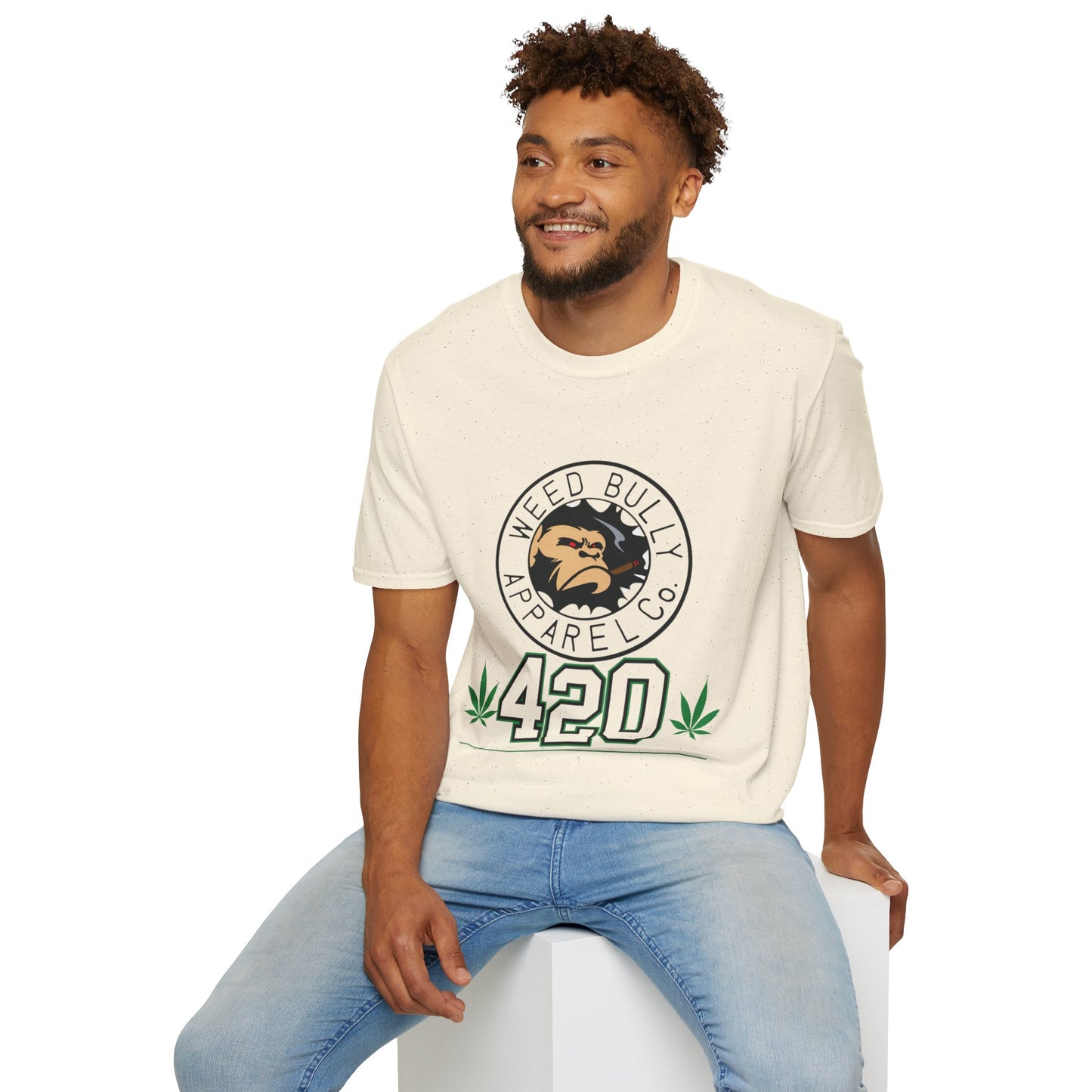 420 Weed Bully T-Shirt – "For The Real Smokers" Cannabis Graphic Tee