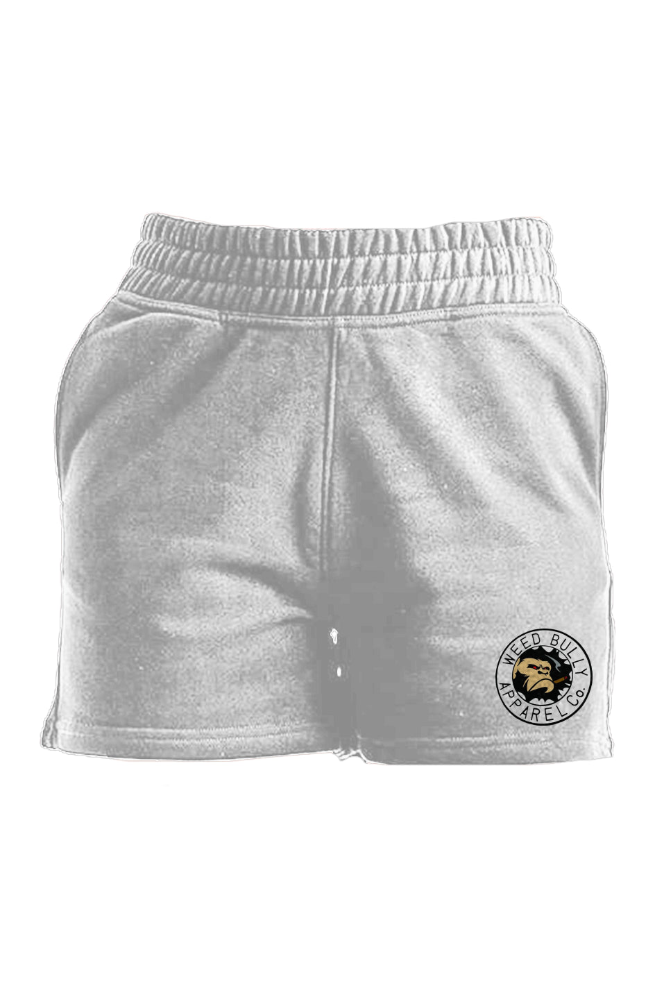 Ladies Jogger Shorts-Weed Bully