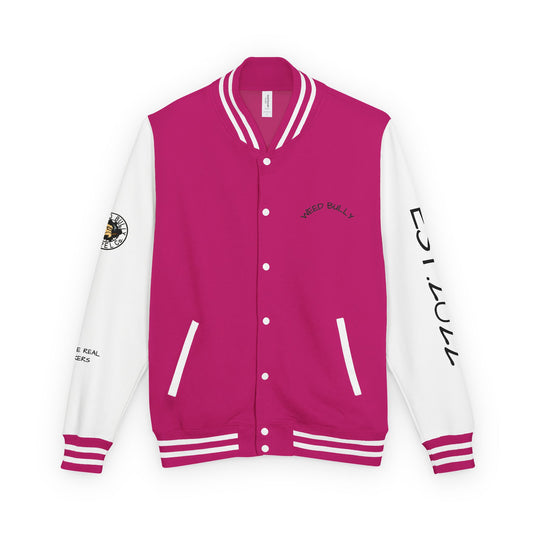 Letterman Jacket — "High on Love" Cannabis Leaf Varsity Jacket