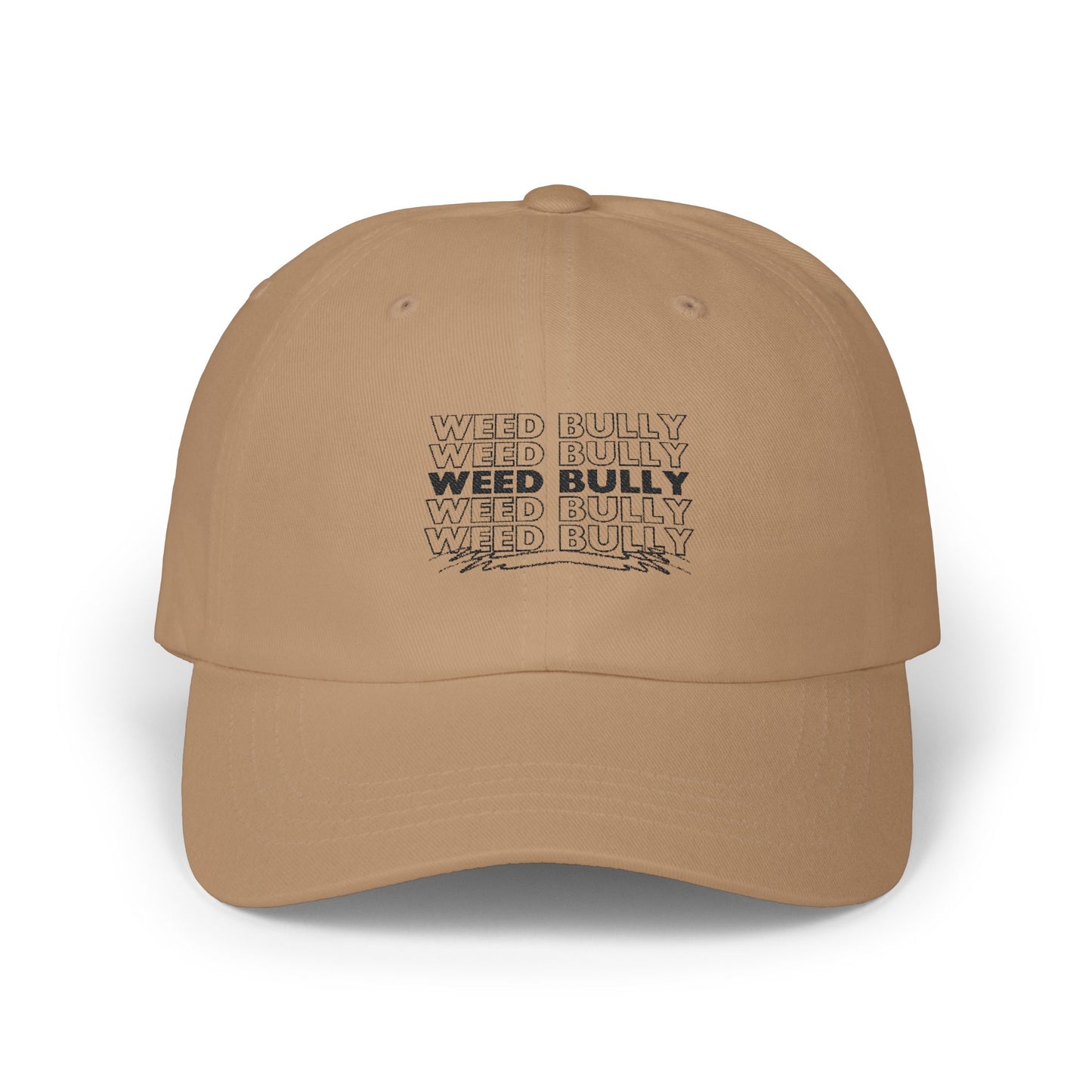 Weed Bully Classic Dad Cap - Trendy Adjustable Hat for Cannabis Enthusiasts