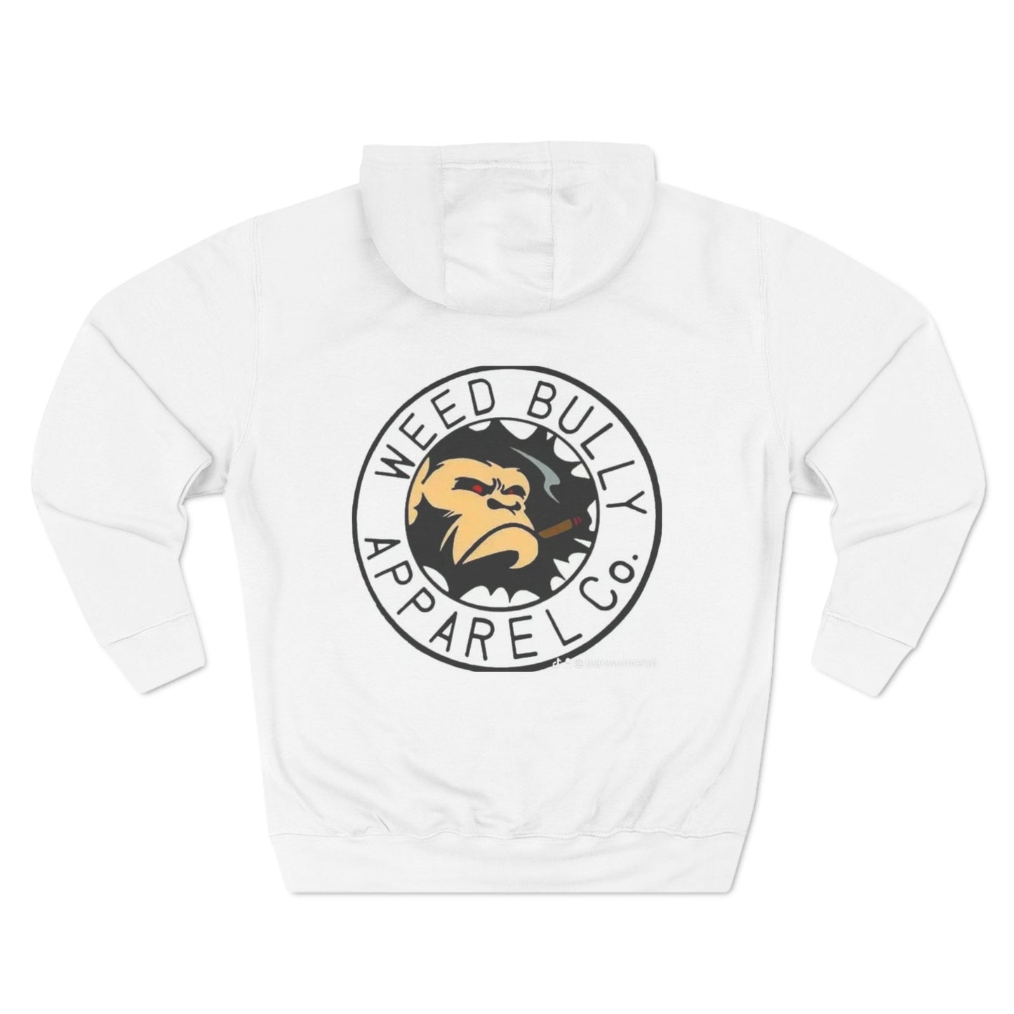 Three-Panel Fleece Hoodie