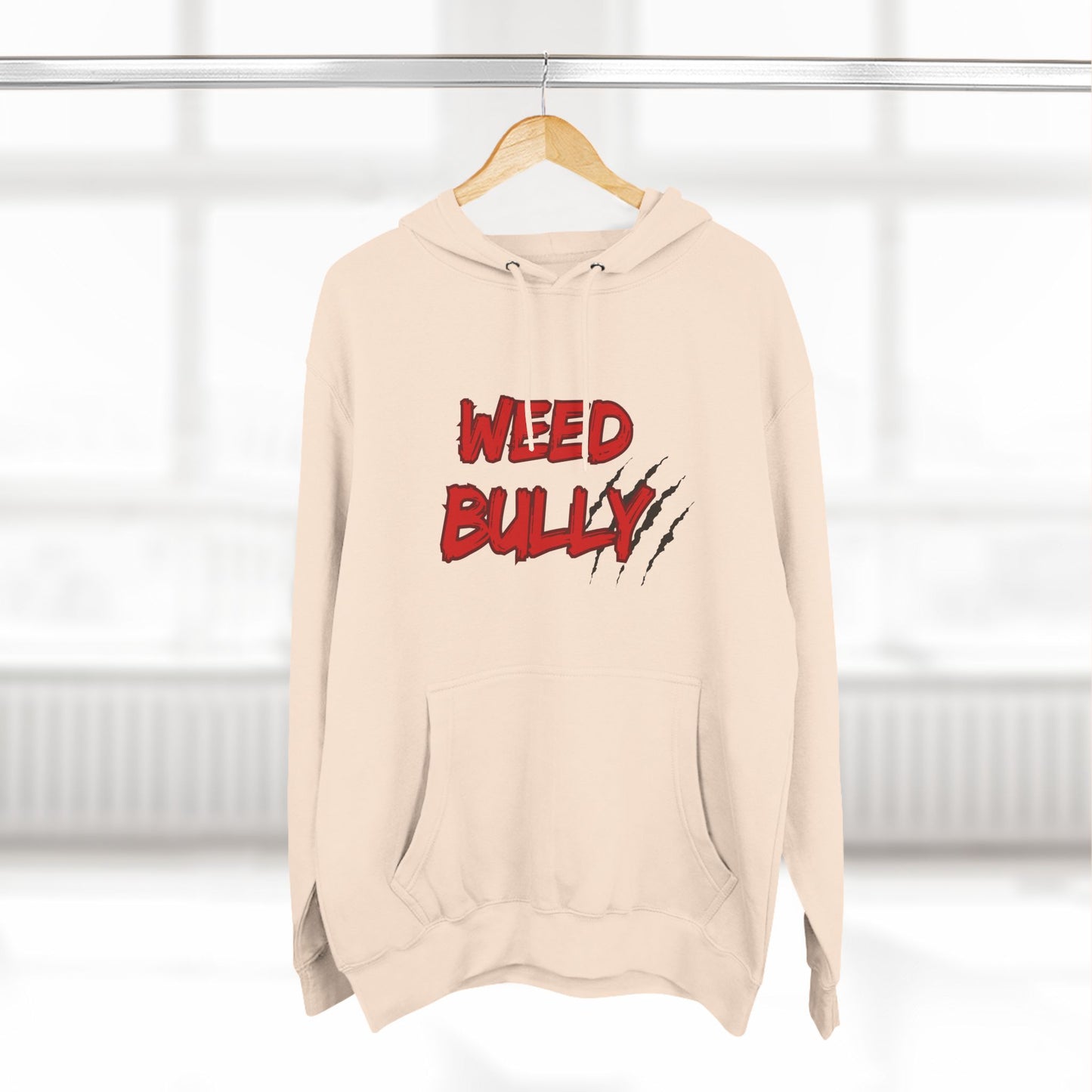 Three-Panel Fleece Hoodie