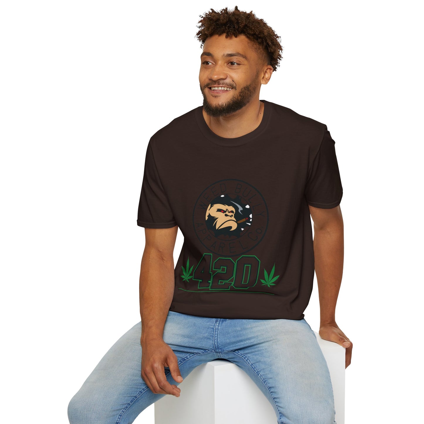420 Weed Bully T-Shirt – "For The Real Smokers" Cannabis Graphic Tee