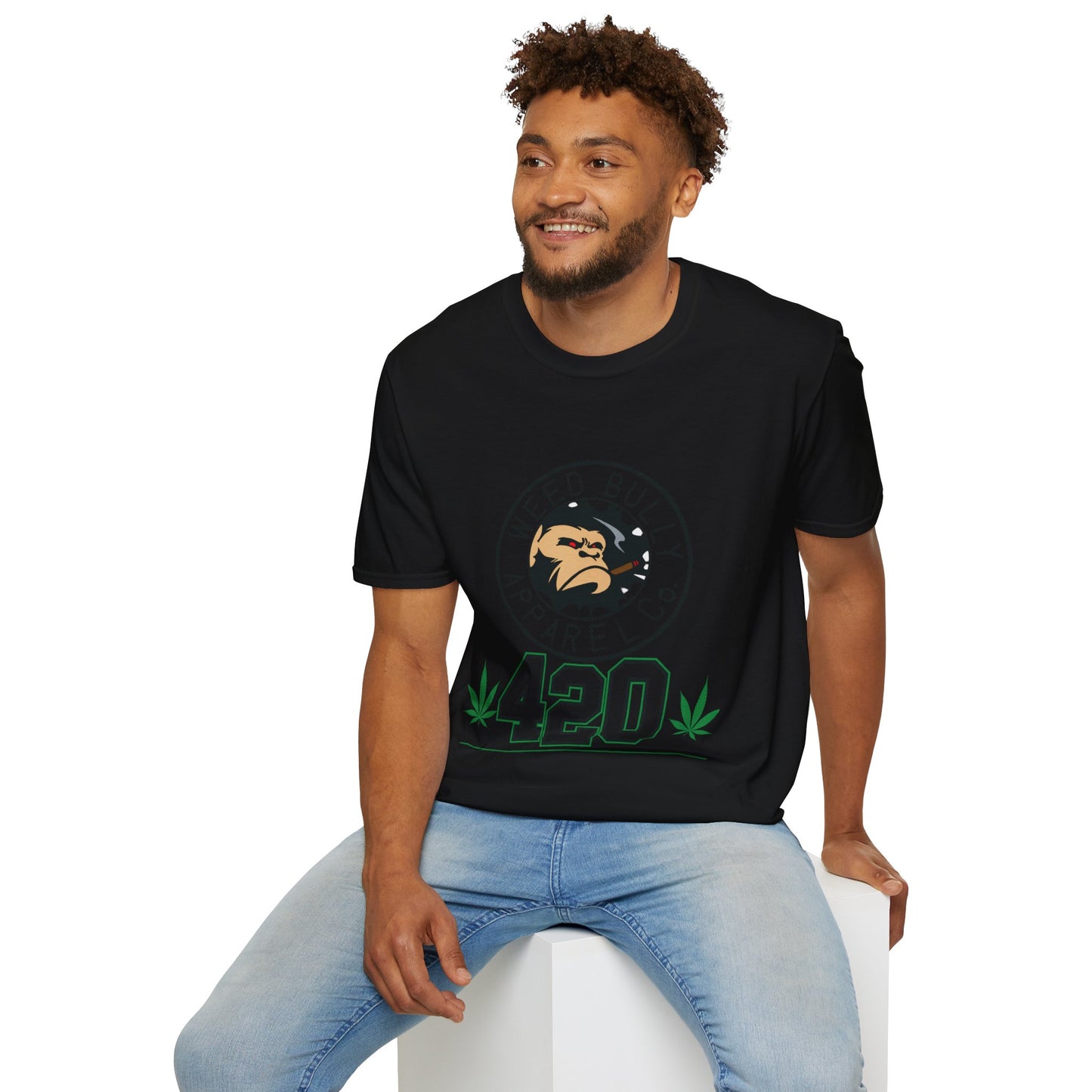 420 Weed Bully T-Shirt – "For The Real Smokers" Cannabis Graphic Tee