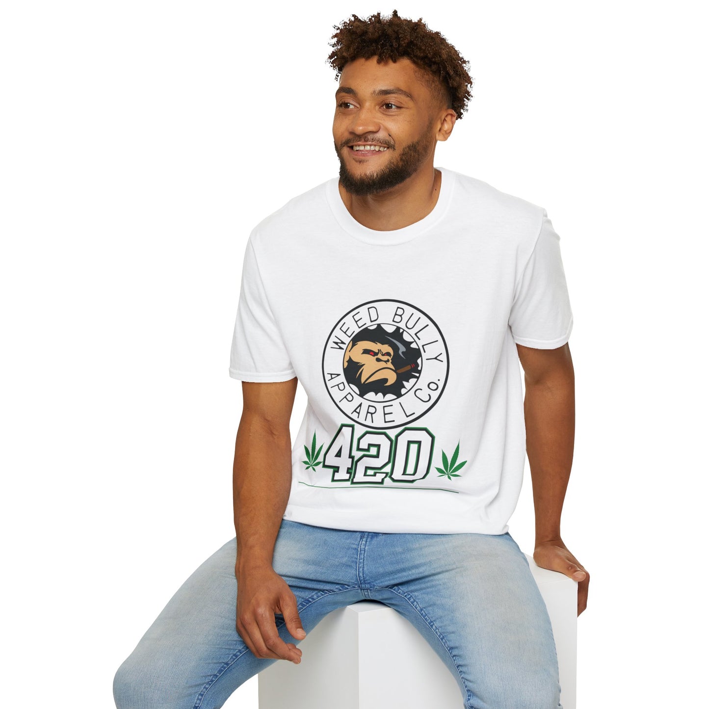 420 Weed Bully T-Shirt – "For The Real Smokers" Cannabis Graphic Tee