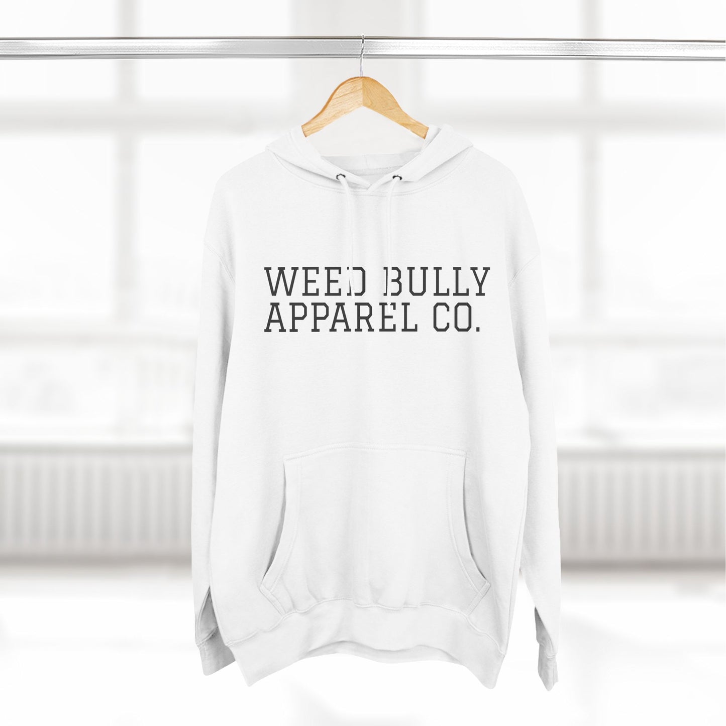 Three-Panel Fleece Hoodie