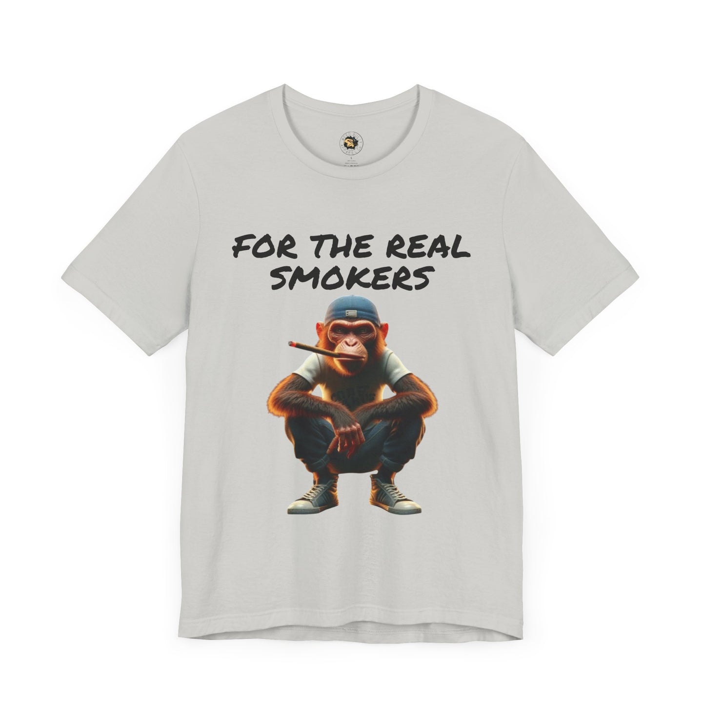 Unisex Jersey Tee - 'For The Real Smokers' Graphic T-Shirt