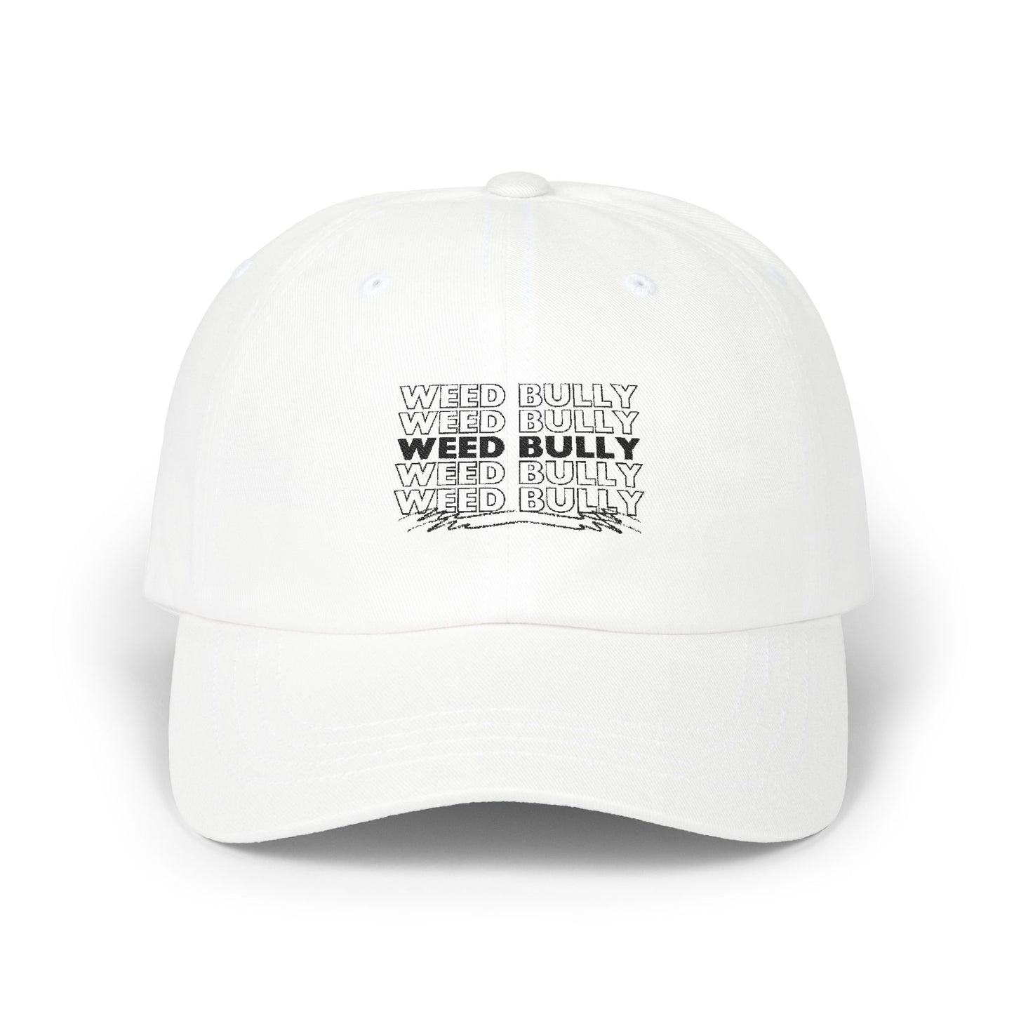 Weed Bully Classic Dad Cap - Trendy Adjustable Hat for Cannabis Enthusiasts