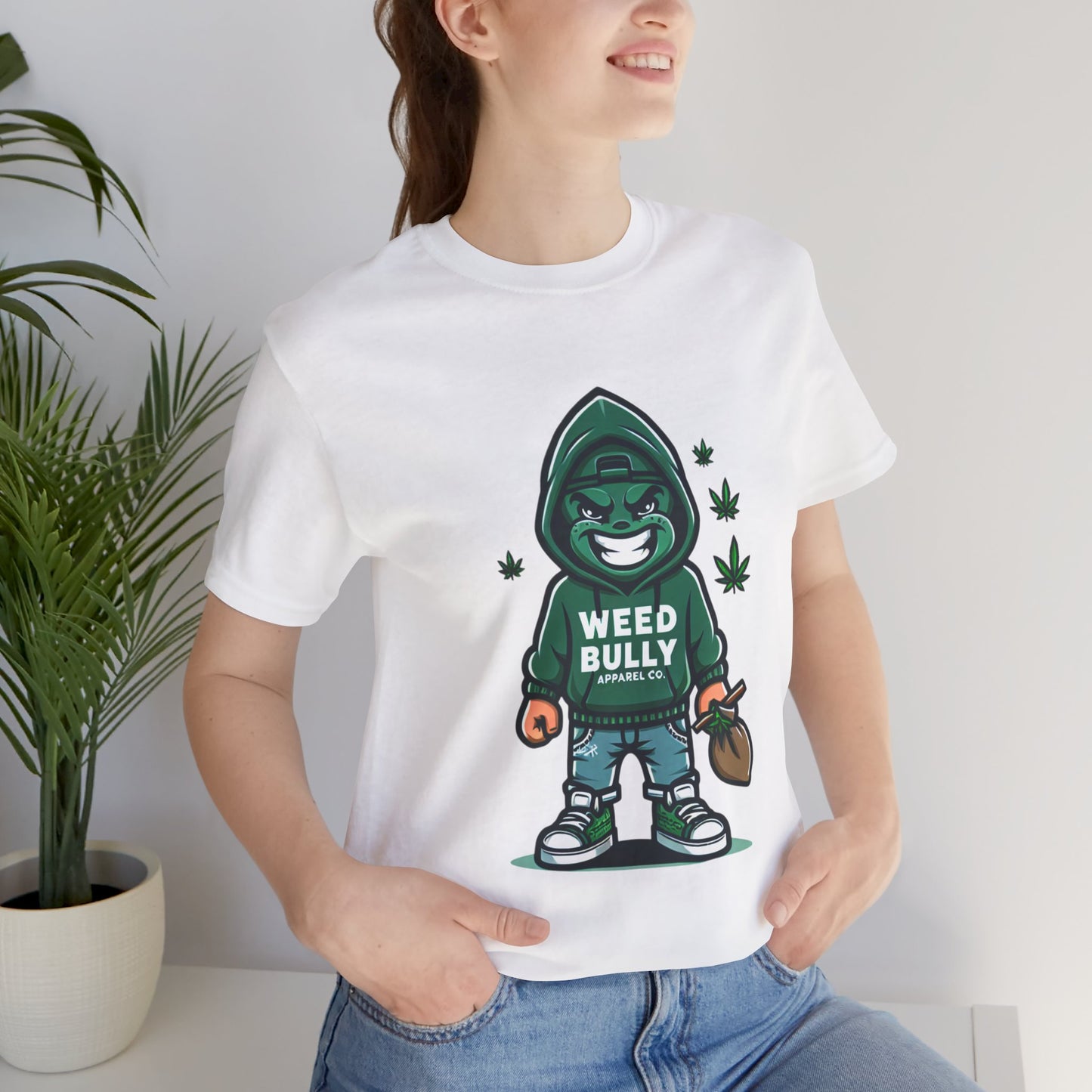 Weed Bully Graphic Tee, Cannabis Shirt, Funny Stoner Top, Weed Lover Gift, Unisex Casual Wear, For the Real Smokers